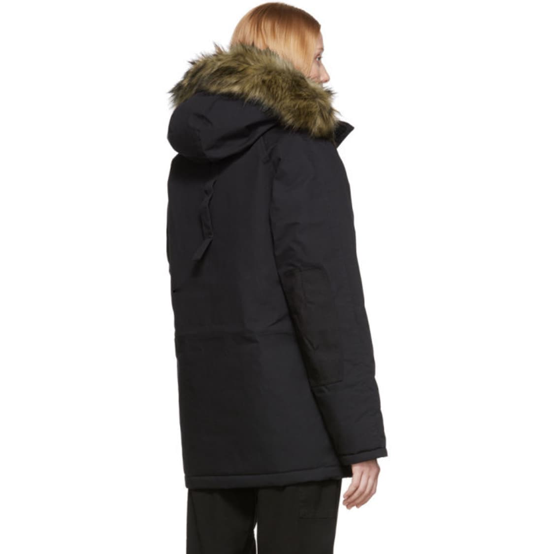 칼하트 헤리티지 트래퍼 미드 패딩 파카 퍼 자켓 빈티지 야상 네이비 컬러 상품이미지4