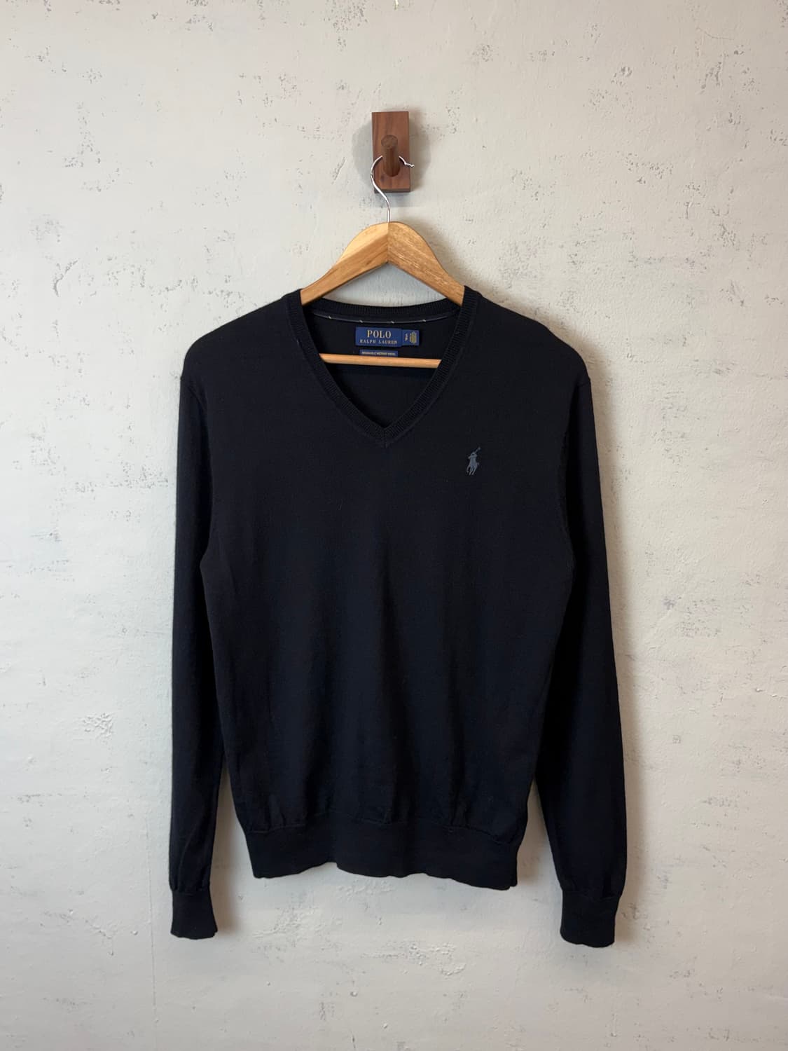 폴로랄프로렌 워셔블 메리노울 니트 블랙 상품이미지1