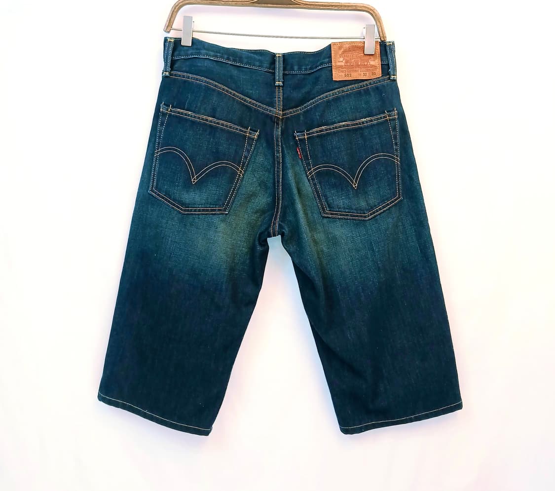 Levi's 502 인디고 페인트 스팟 데님 팬츠 (W32) 상품이미지4