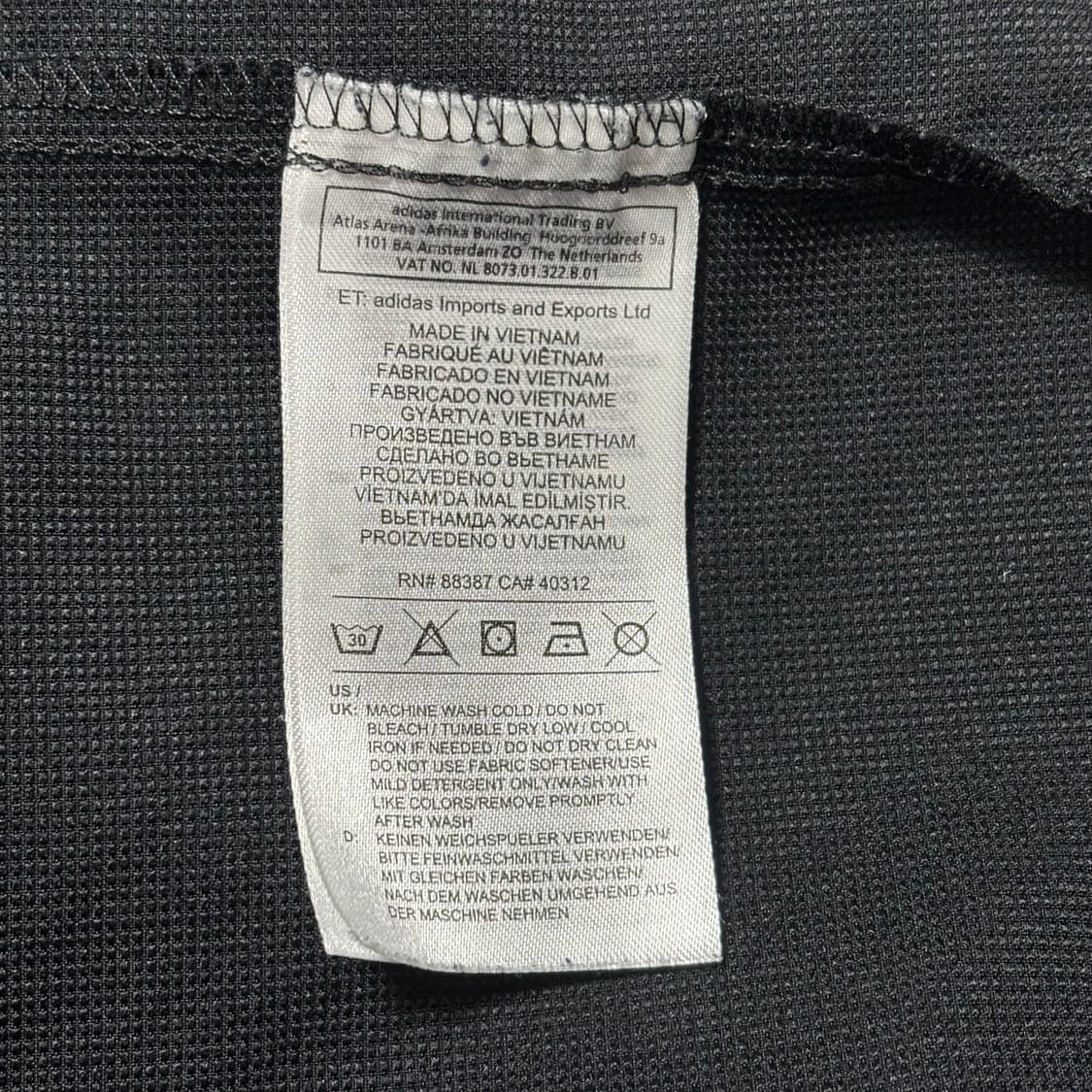 2XL 아디다스 블랙 바람막이 상품이미지5