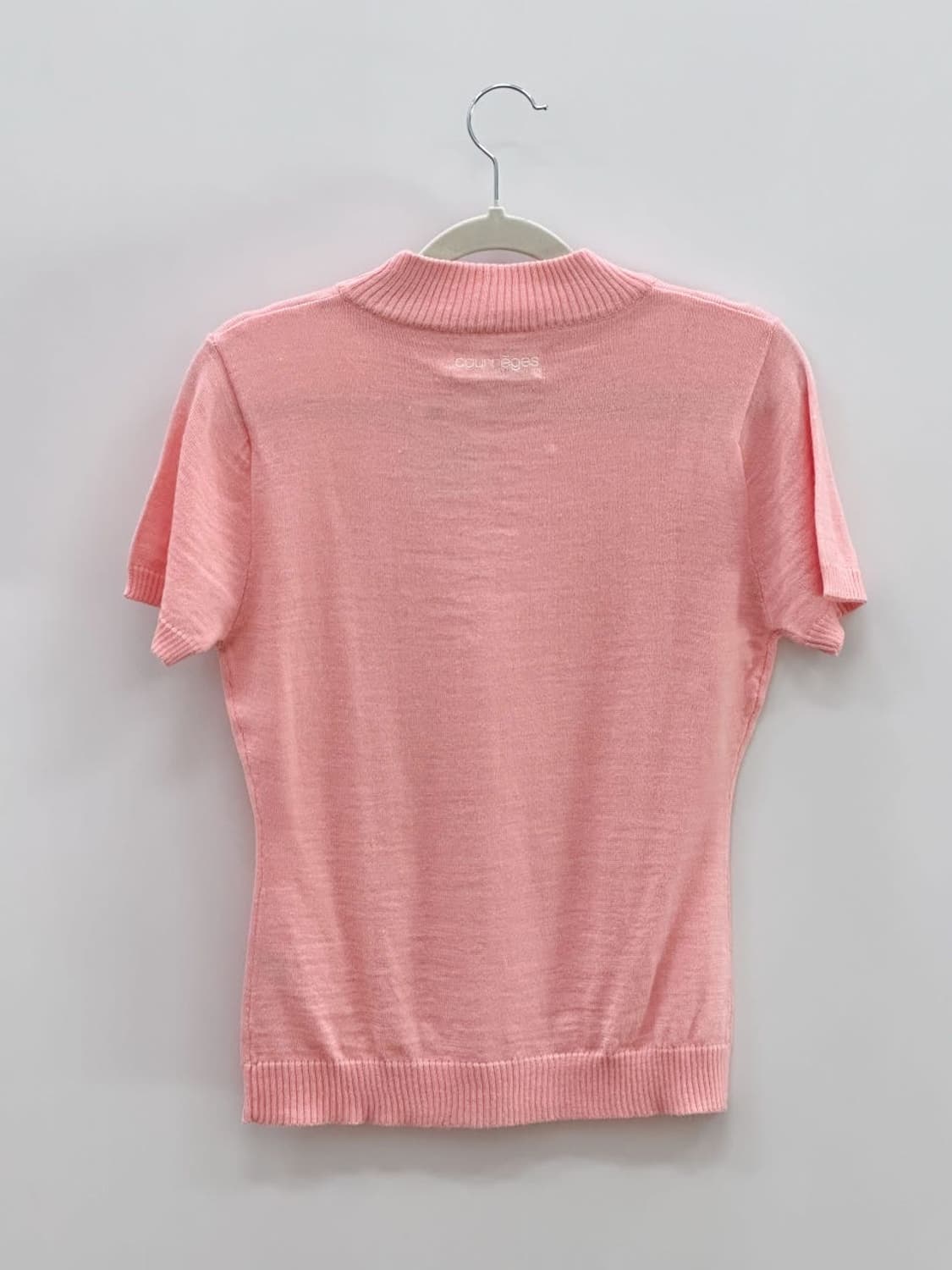 [새상품] courreges / 꾸레쥬 핑크 니트  상품이미지3