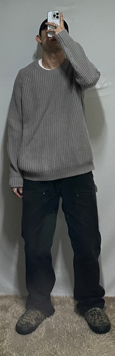 COS 투톤 니트 상품이미지5