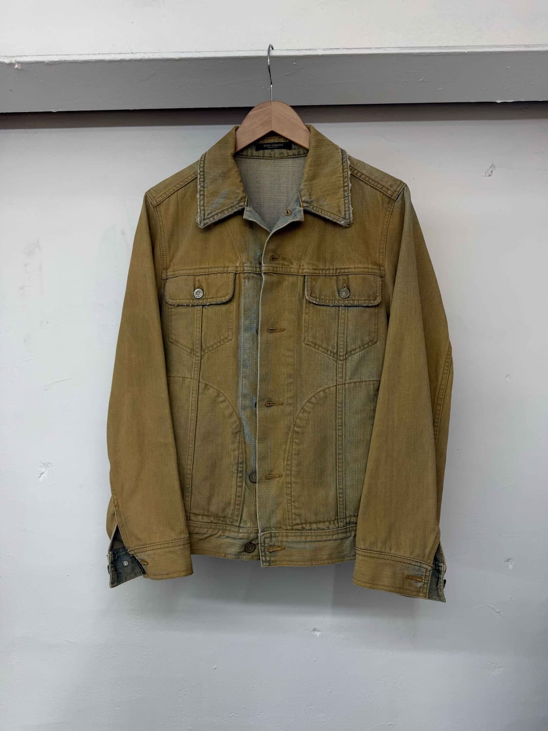 돌체앤가바나 가공 데님자켓 상품이미지2