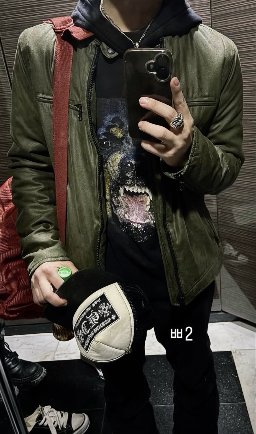 지방시 로트와일러 후드 M 상품이미지1