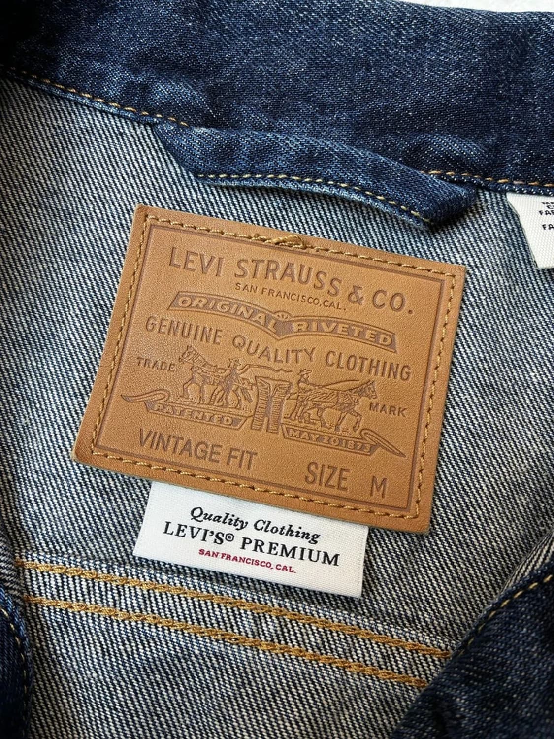 리바이스 00's 빈티지핏 데님 트러커 자켓 PN6013 상품이미지9