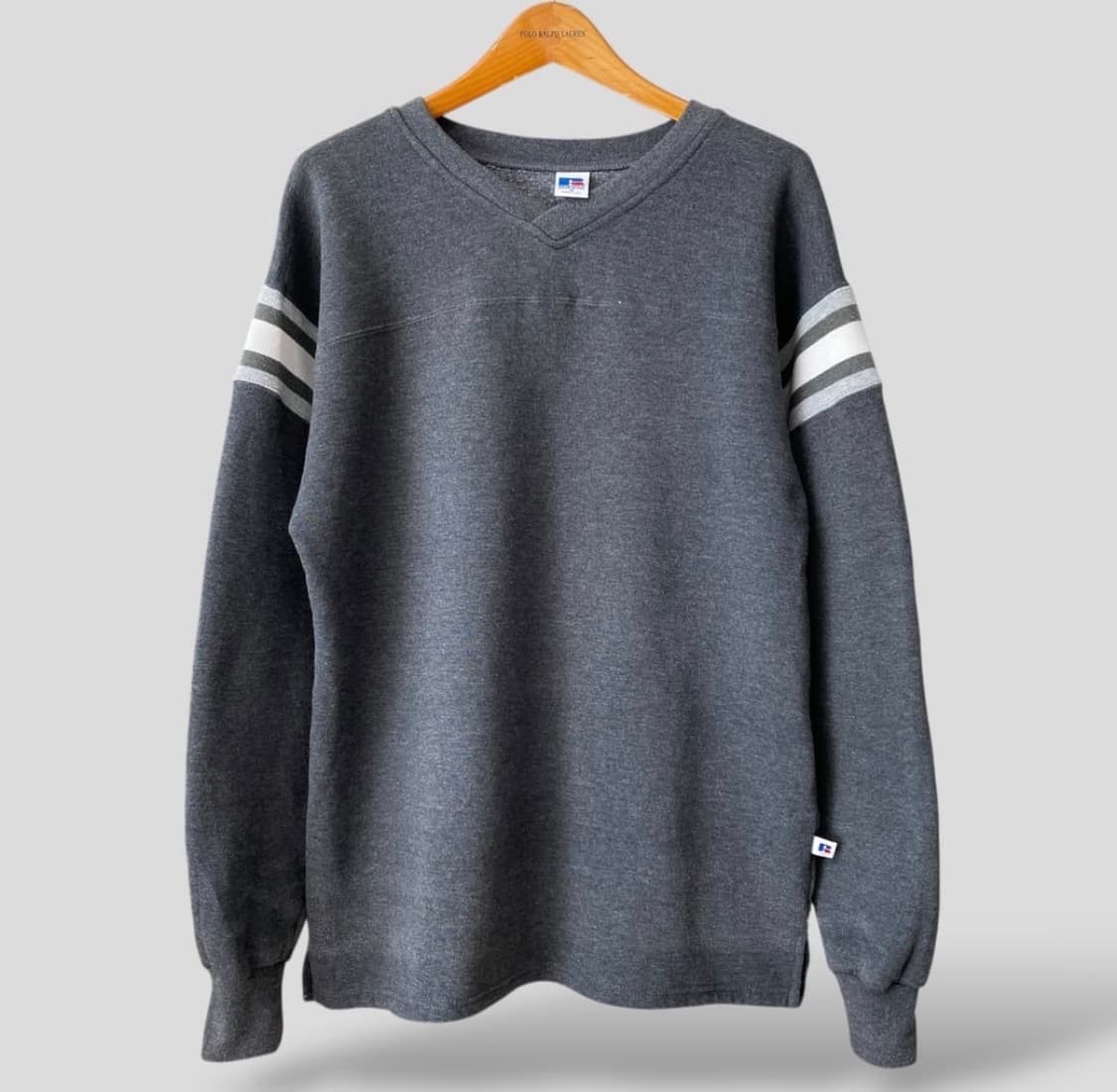 90s러셀 v넥 스웻셔츠 상품이미지1