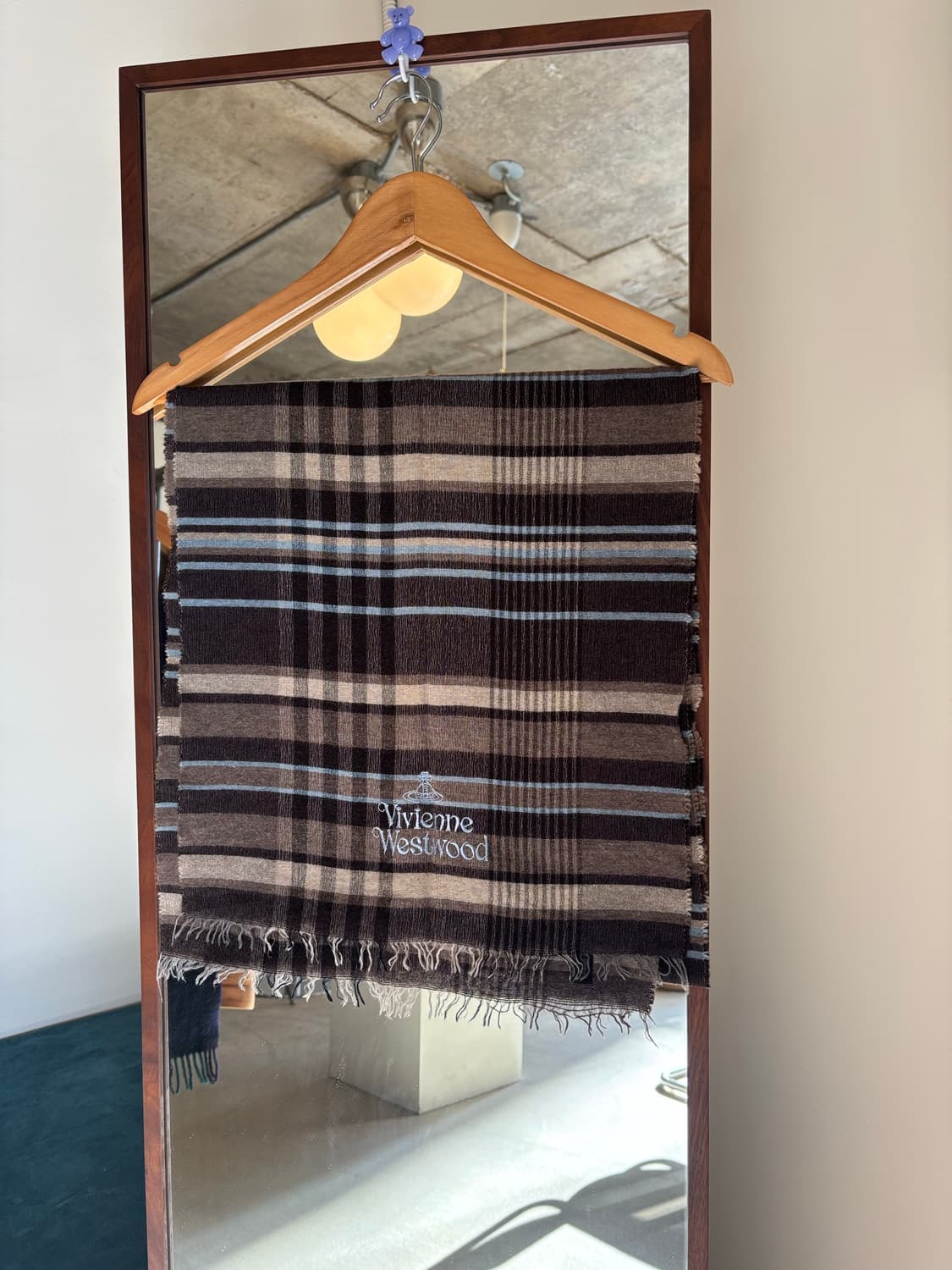 비비안웨스트우드 체크 머플러 상품이미지1