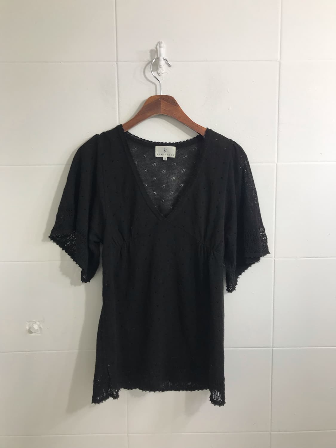 무채색 너드 니혼진 더블버튼 봄코트 코디세트 상품이미지5