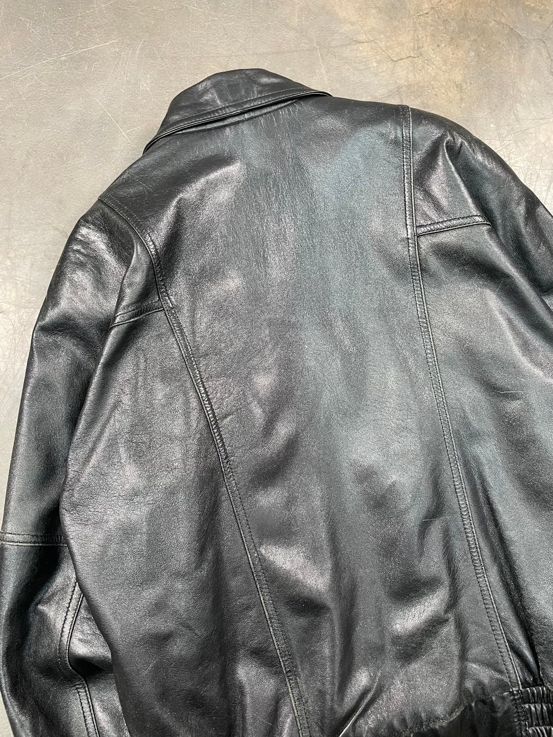 빈티지 쉽스킨 봄버자켓 상품이미지6