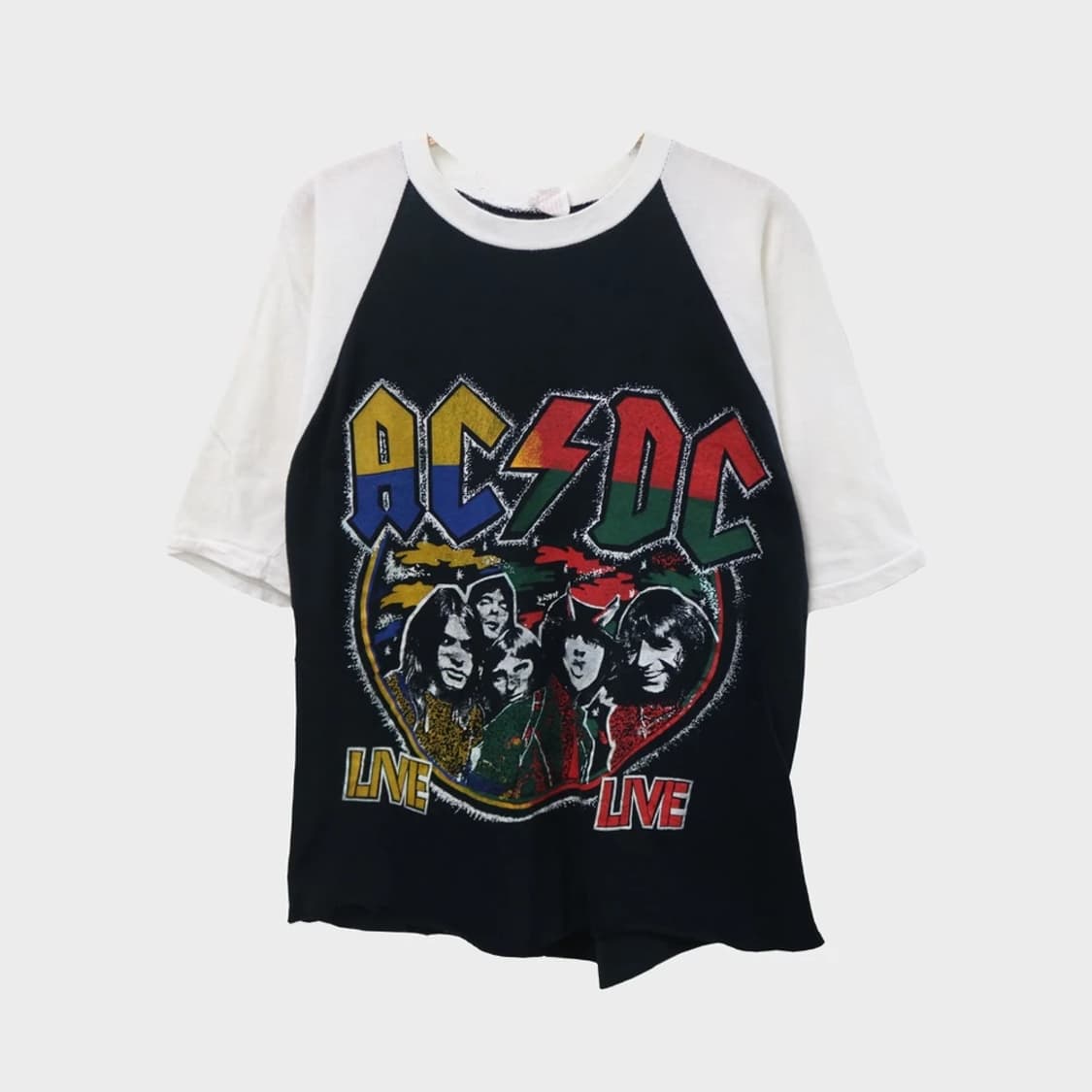 80'S ACDC BACK IN BLACK 나그랑 티셔츠 67965 상품이미지1