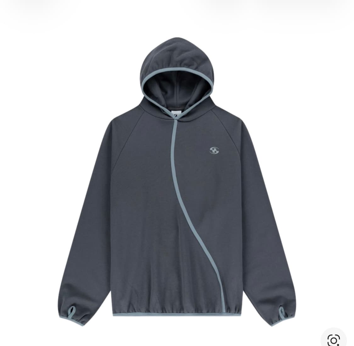 산산기어 테이프드 후디 애쉬 차콜 상품이미지1