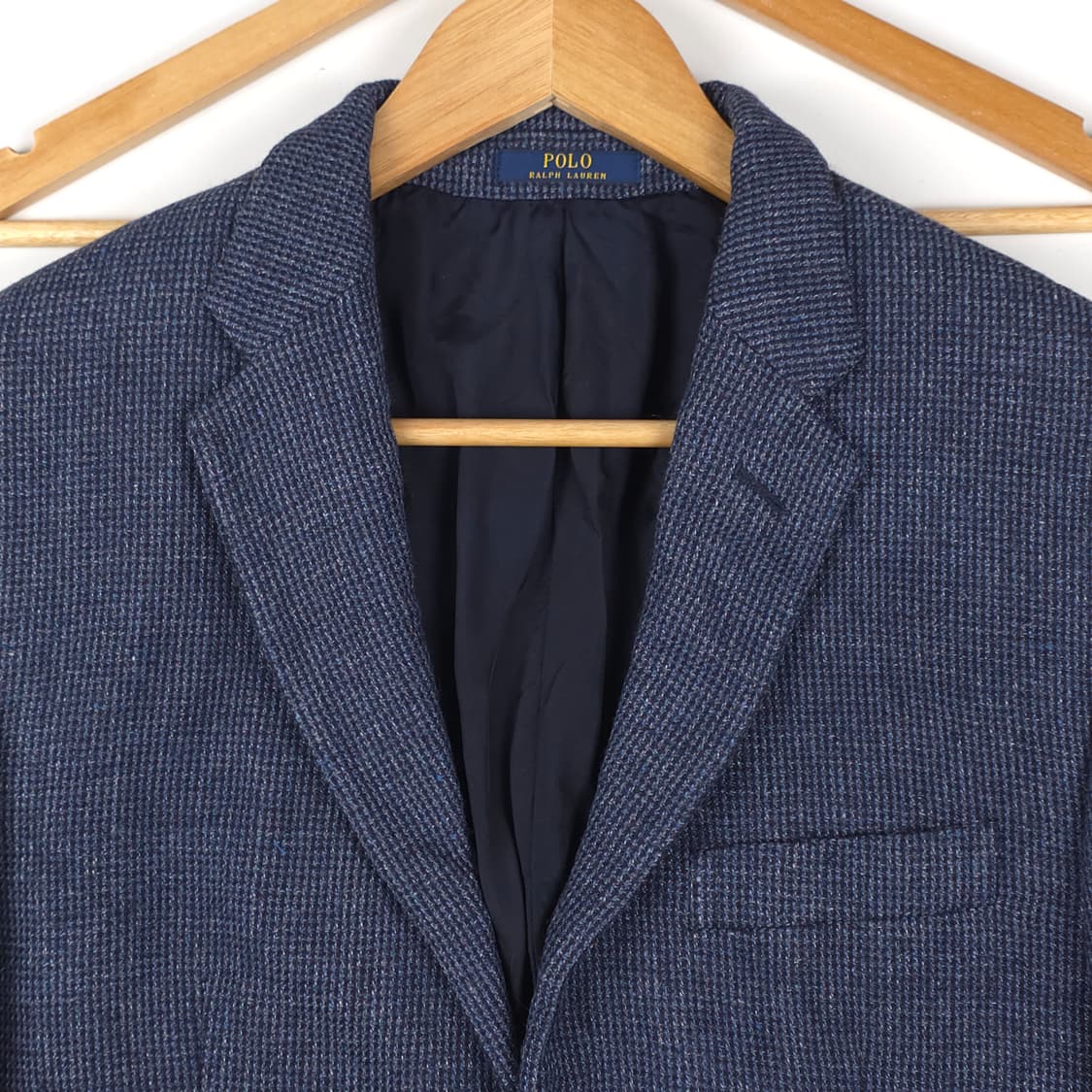 폴로 랄프로렌 린넨 울혼방 자켓 네이비 38R(S-M) 상품이미지3