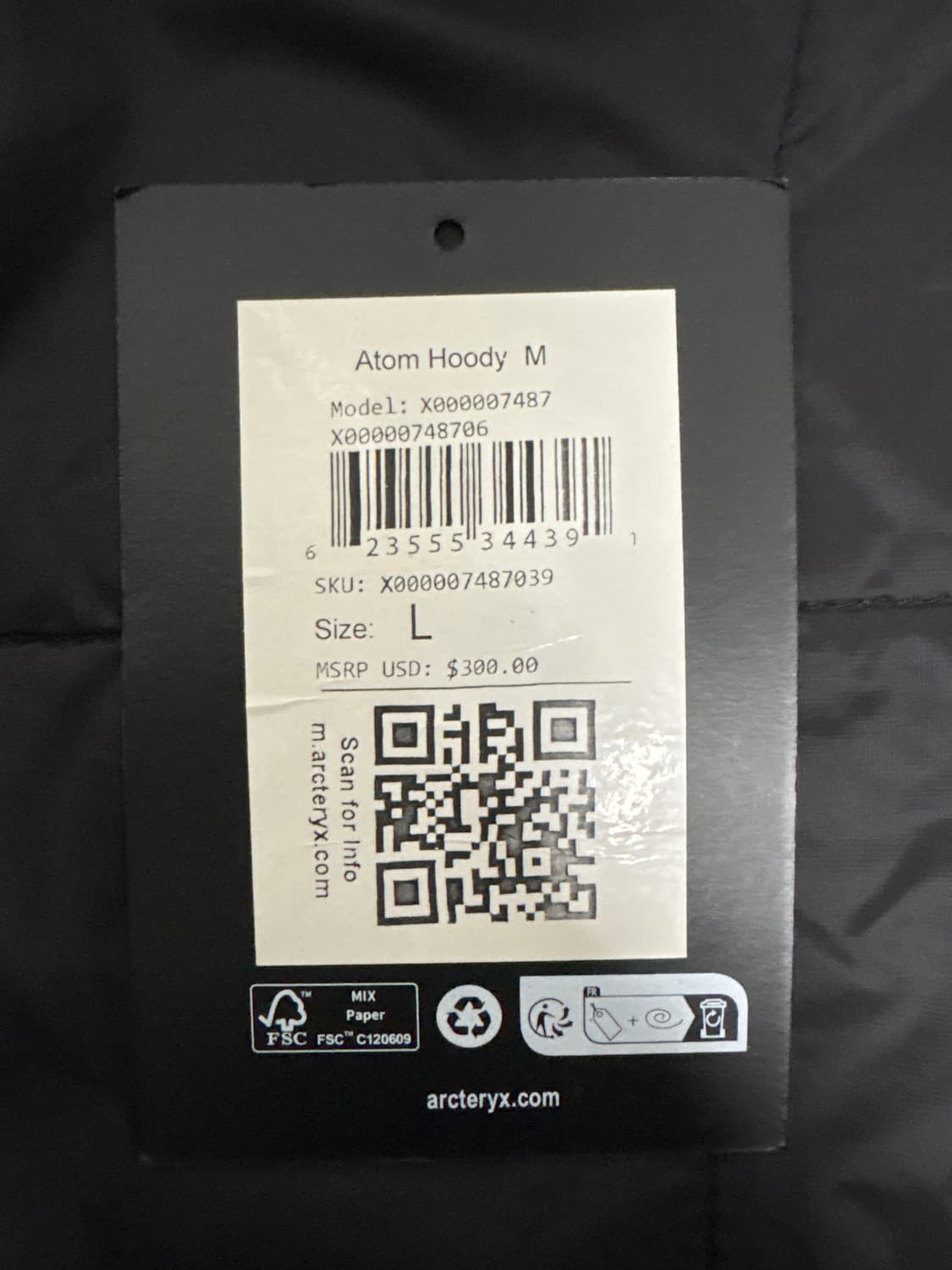 24)아크테릭스 아톰 L사이즈 상품이미지6