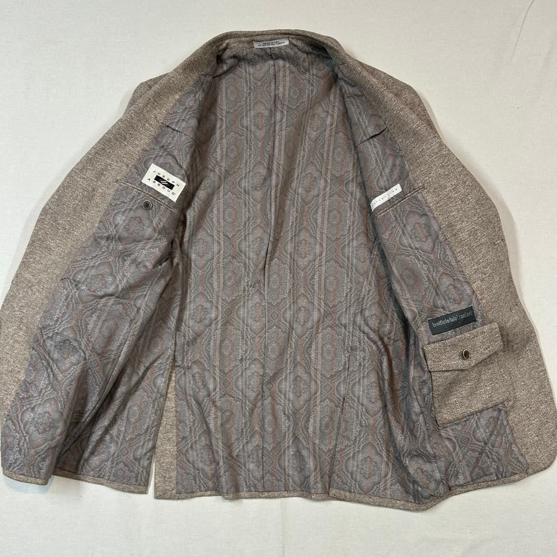 XL) 조셉 아부드 헤링본 블레이저 자켓 상품이미지5