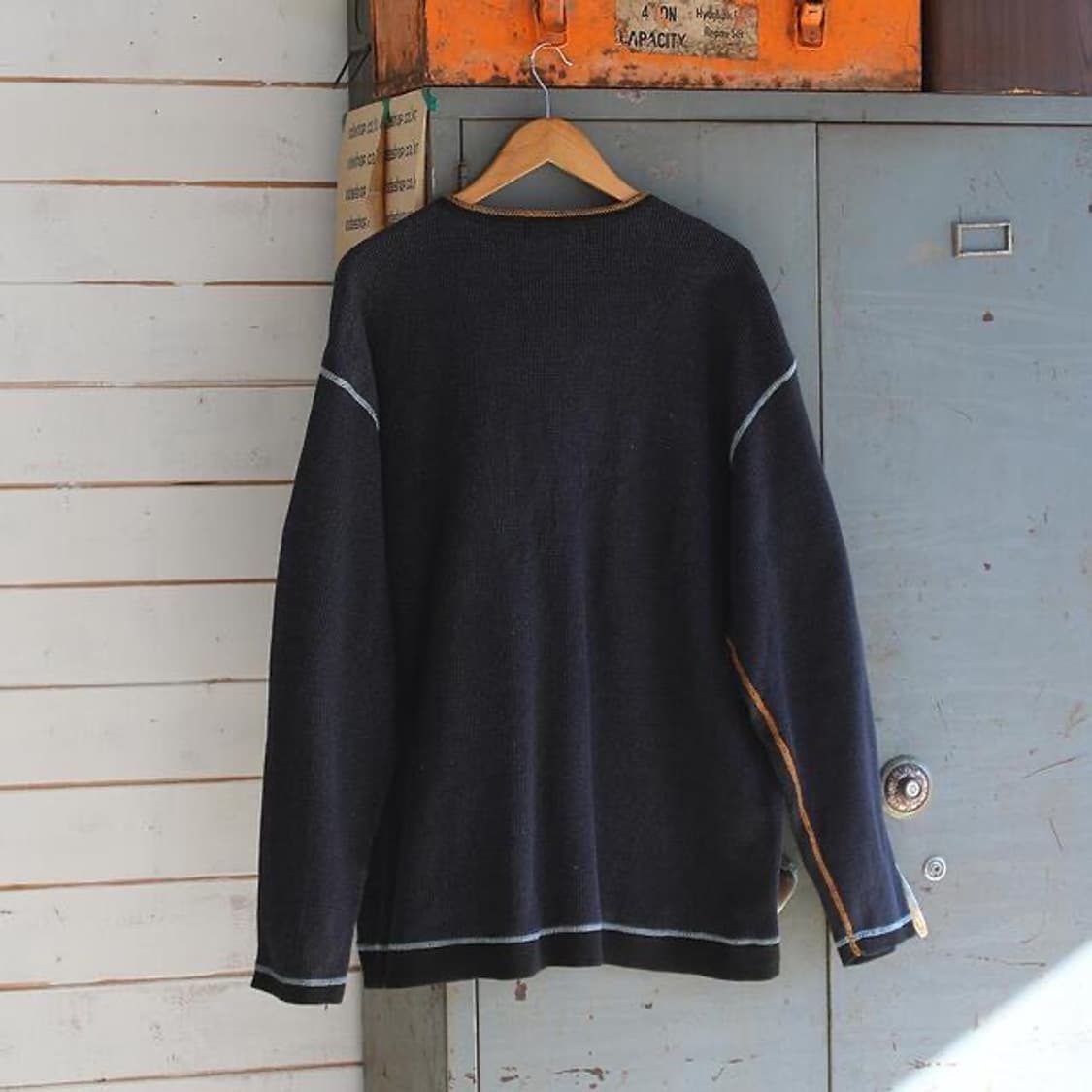 KEARNEY HOUSE 헨리넥 와플 티셔츠 상품이미지4