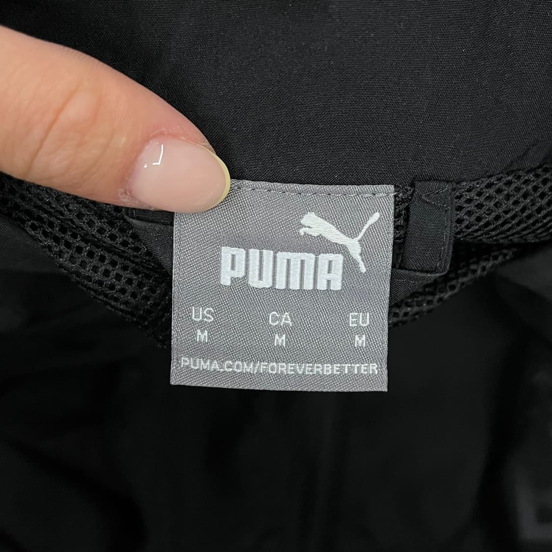 [정품/M] 푸마 BVB 블랙 트레이닝 바람막이 자켓 b18 상품이미지5