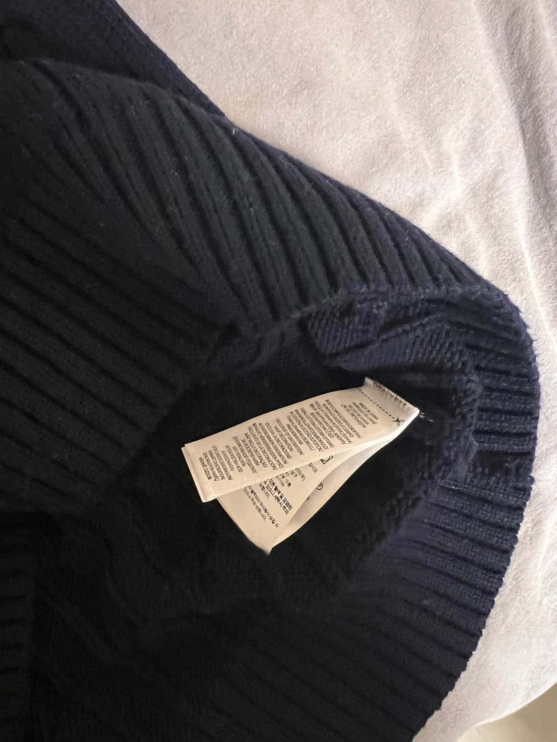 폴로 랄프로렌 케이블 꽈배기 니트 네이비 S 상품이미지6