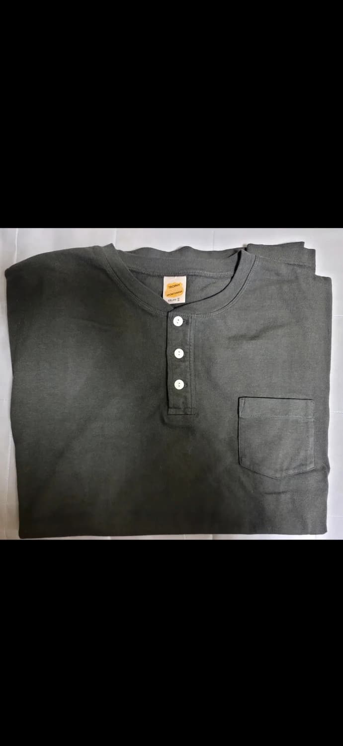 트로피클로딩 헨리넥 블랙 xxl 상품이미지1