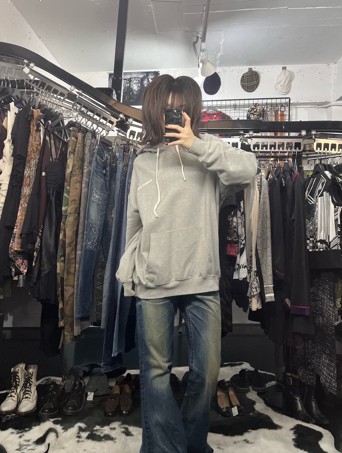 Common Base x Number Nine 후드 상품이미지1