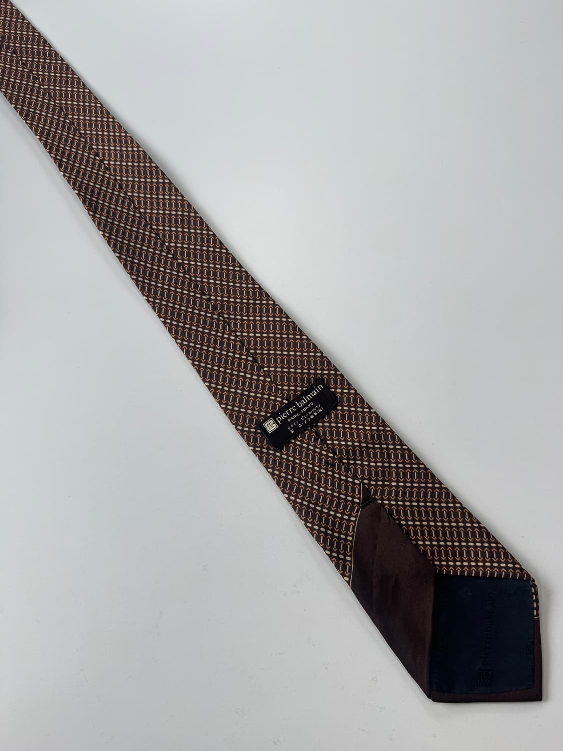 피에르 발망 (PIERRE BALMAIN) 실크 넥타이 8cm 상품이미지3