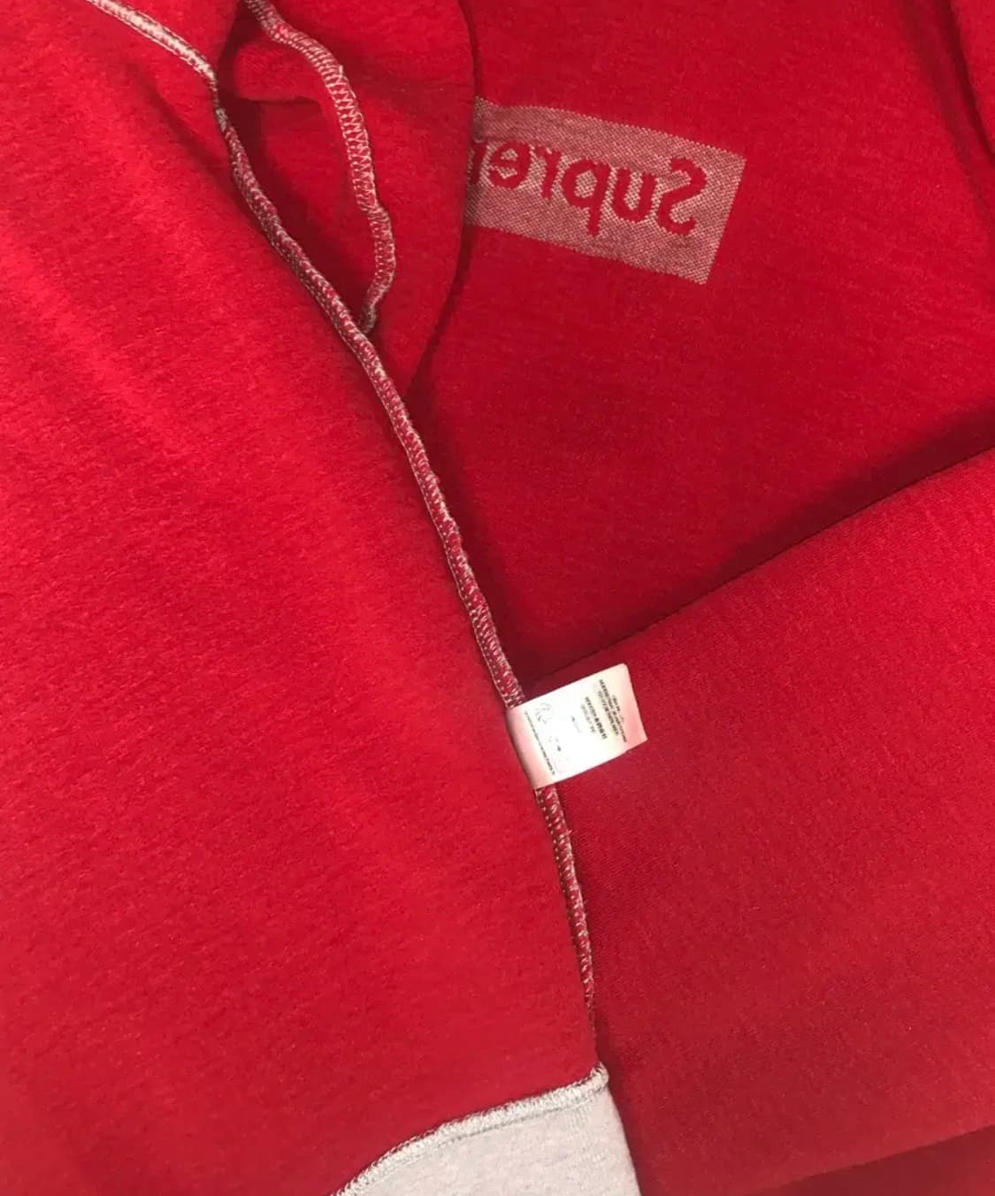 슈프림 인사이드아웃 박스로고 후드티 상품이미지9