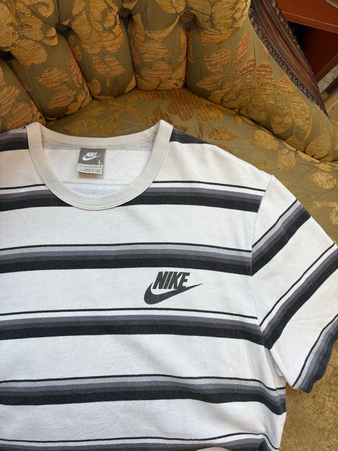 00s 나이키 스트라이프 반팔 티셔츠 상품이미지1