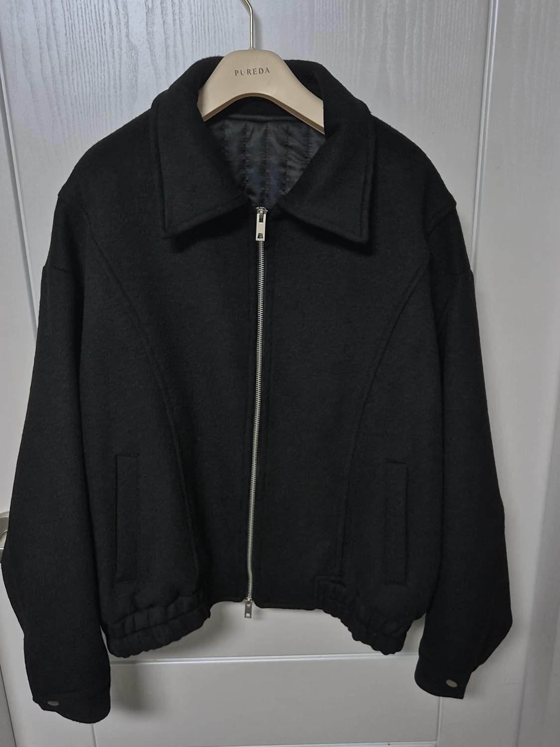 라퍼지스토어 울 블루종 라지 블랙 상품이미지2