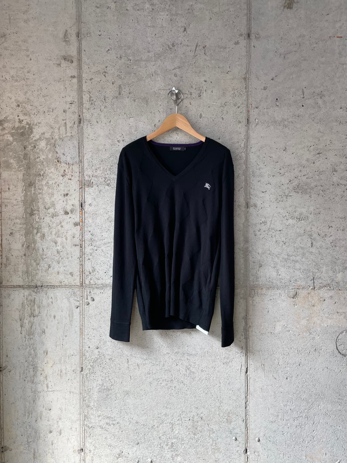Burberry 버버리 로고 니트 블랙 상품이미지5