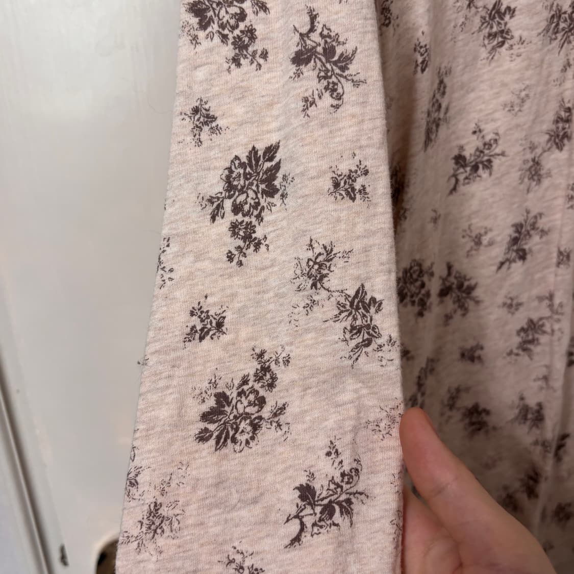 빈티지 모리걸 sm2 잔꽃 긴팔티셔츠 상품이미지3