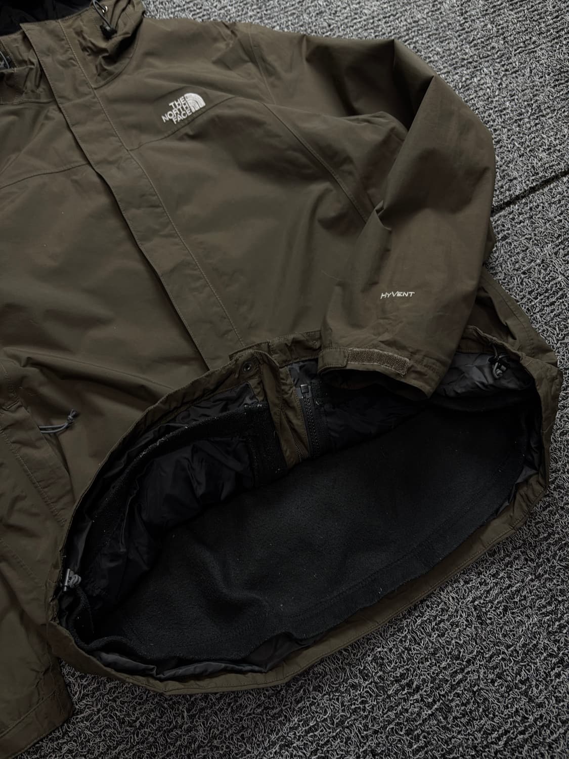 노스페이스 하이벤트 투인원 마운틴 점퍼 자켓 브라운 1956 상품이미지3