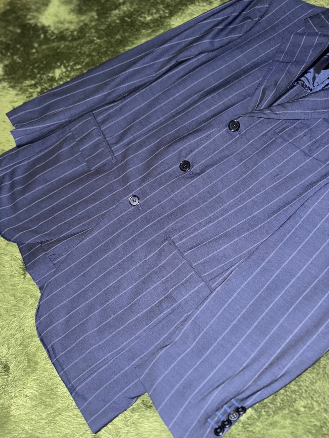 [48] BEAMS F 빔즈 스트라이프 블레이저 MADE IN JAPAN 상품이미지3