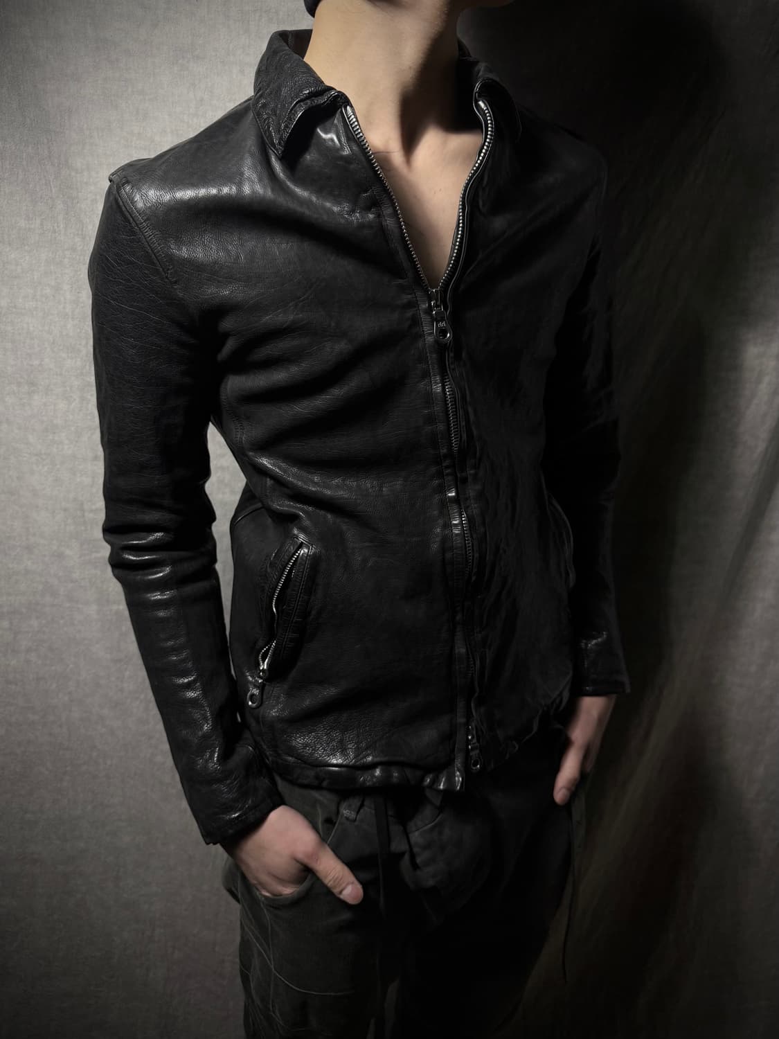 Isamu Katayama Backlash Leather Jacket 상품이미지1