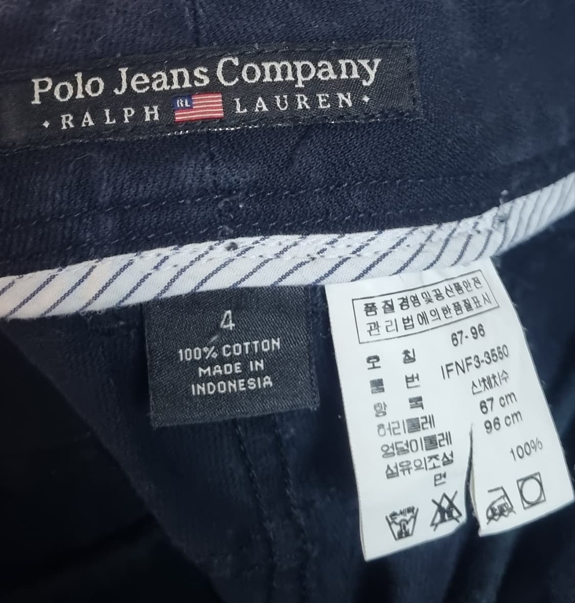 27) 폴로 진스 빈티지 블랙 카고 면바지 (2004년제작) 상품이미지3