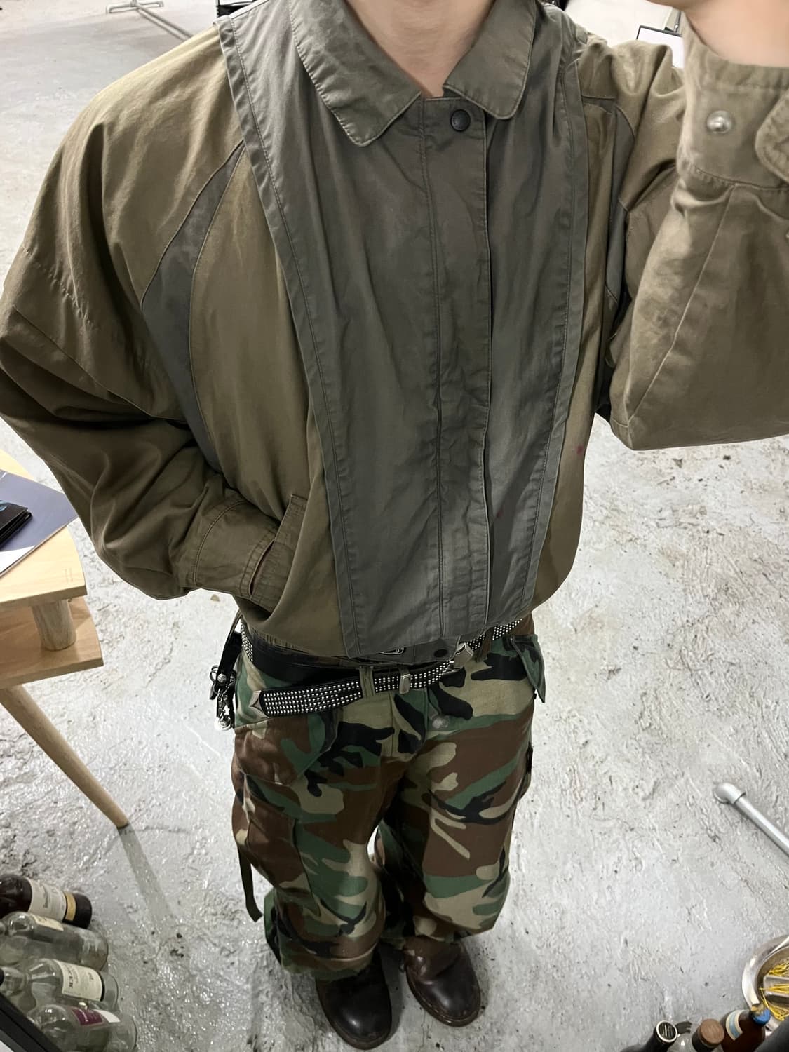 Crocodile bomber jacket 상품이미지3
