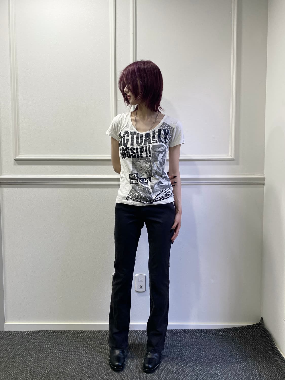 [INGNI]2000s Y2K Girl Print Tee 상품이미지1