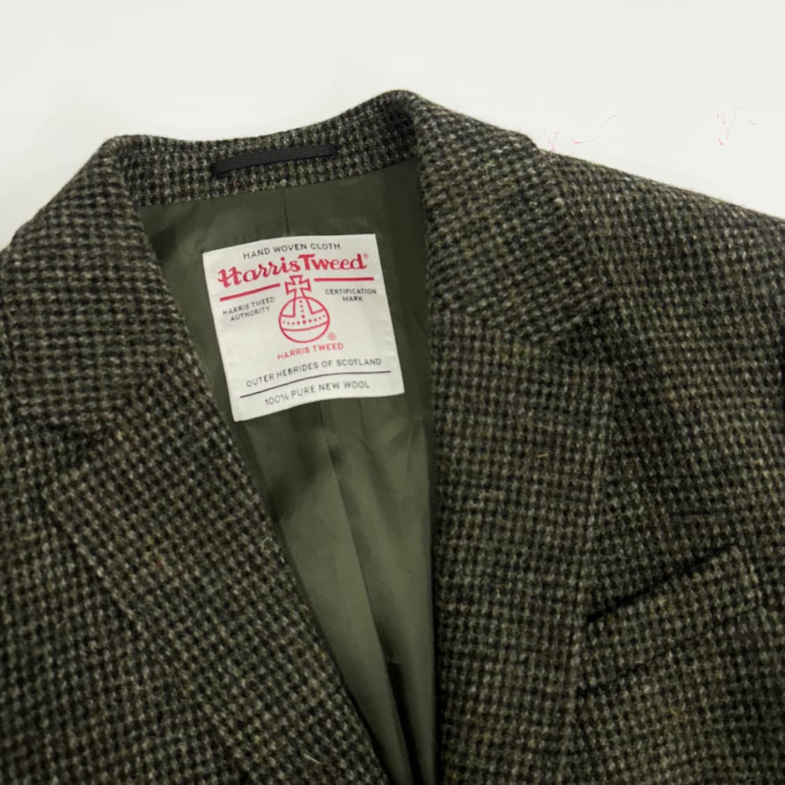 Beanpole  빈폴 체크 앵클 패치 카키 블레이져 상품이미지4