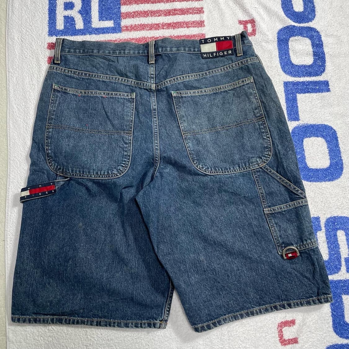 90년대 타미 카펜터 데님 쇼트 상품이미지3