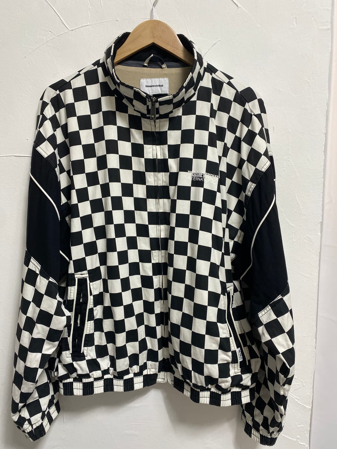 디스이스네버뎃 체커 코튼 자켓  상품이미지1