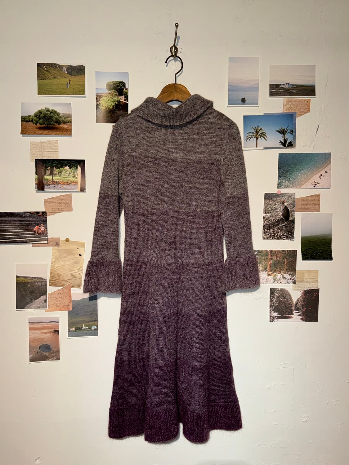 폴라 니트 원피스 상품이미지6