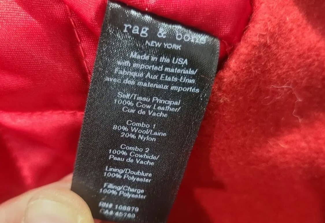 랙앤본 가죽자켓 상품이미지9