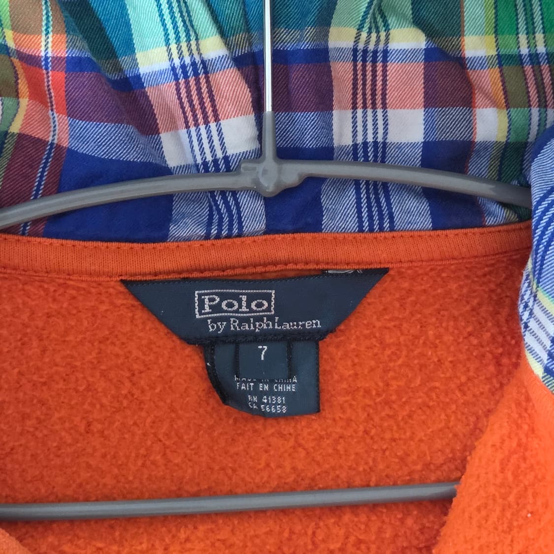폴로랄프로렌 키즈 오렌지 후드집업 7 상품이미지4