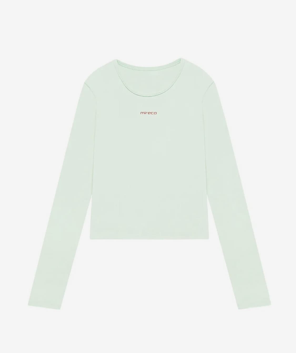 미레코 MINI LOGO T-SHIRT MINT 미니 로고 티셔츠 민트 상품이미지3