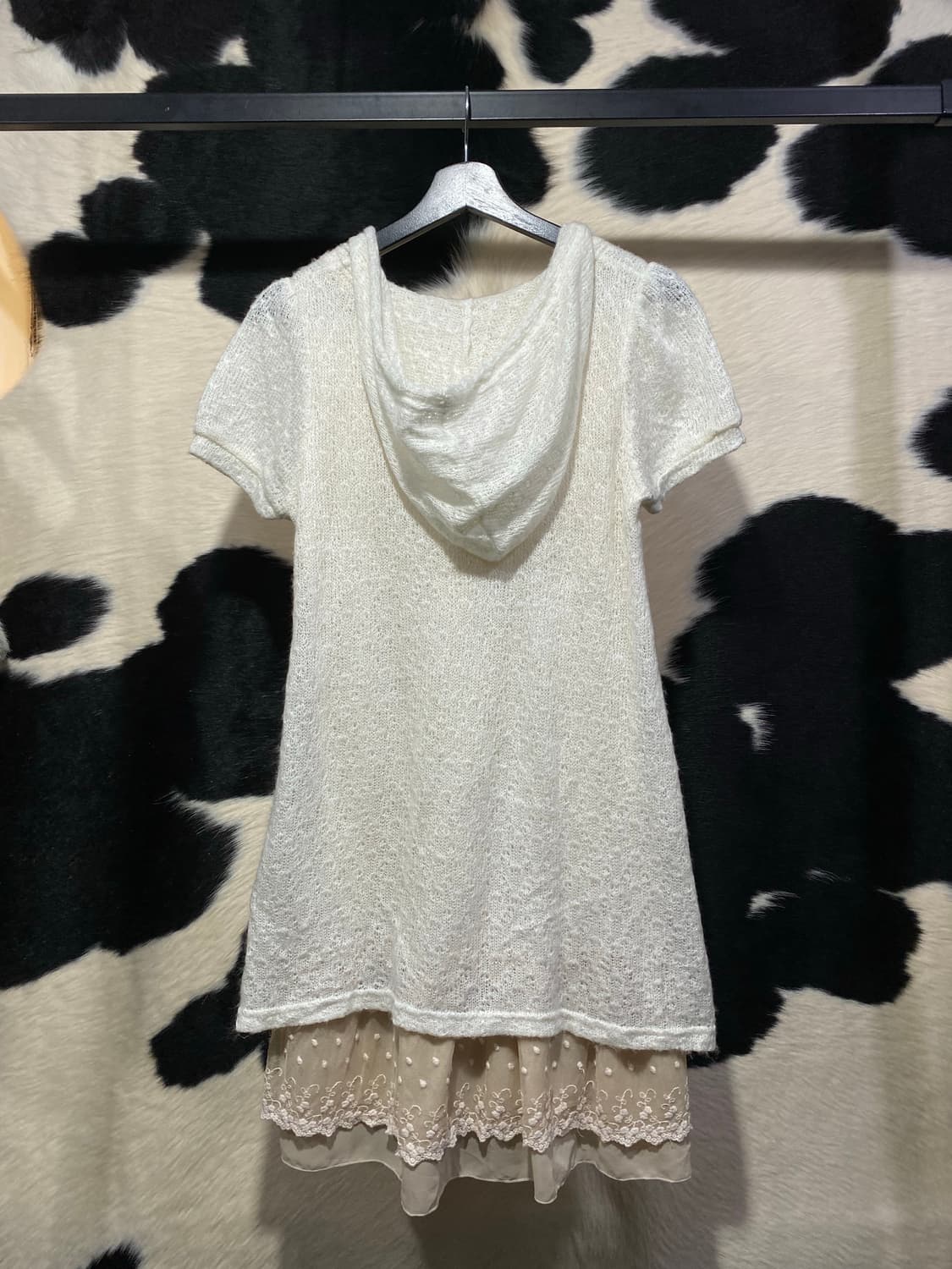 Petite flute 화이트 페어리 후드니트 상품이미지4