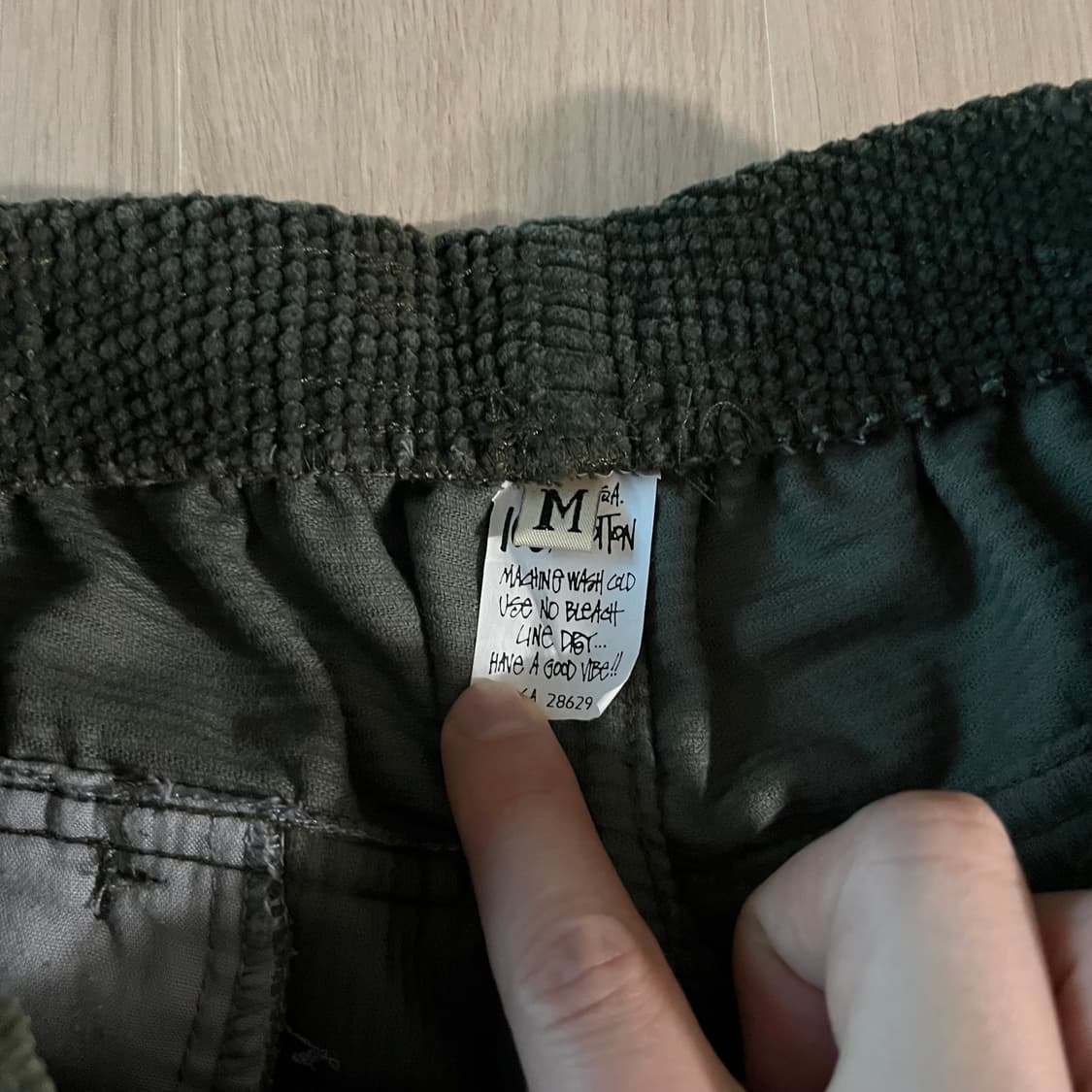 [M] 90s 빈티지 올드 스투시 코듀로이 쇼츠 상품이미지2