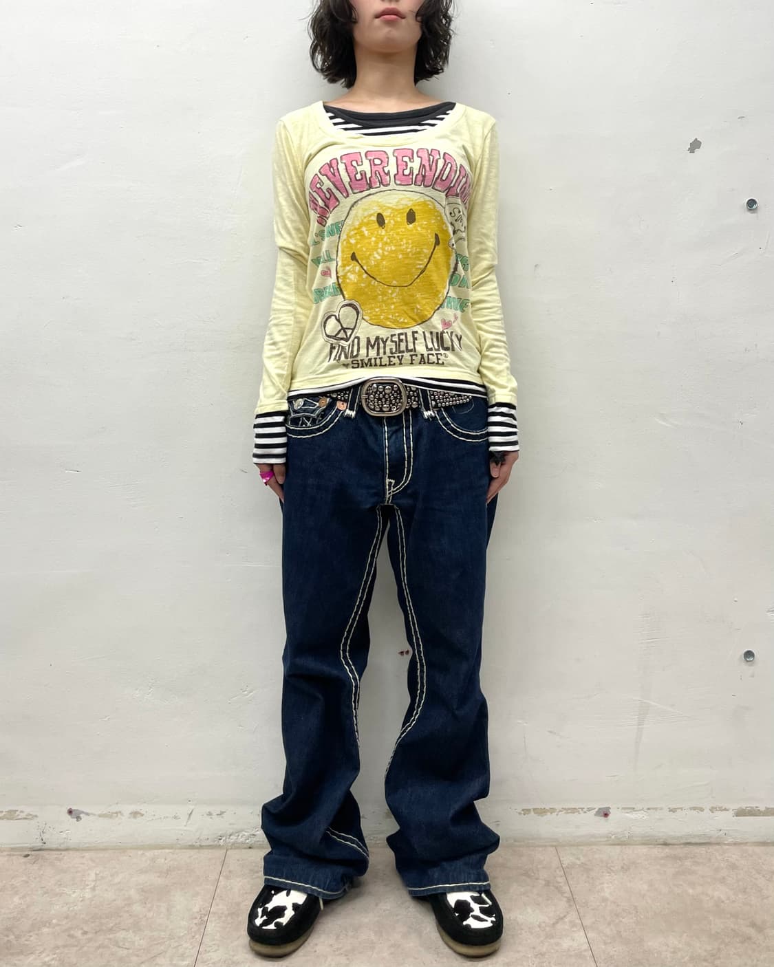 Smile Stripe Yellow Long Sleeve  상품이미지6