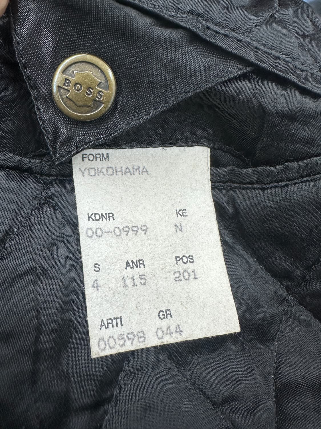 90s HUGO BOSS 4포켓 봄버 자켓 L 상품이미지7