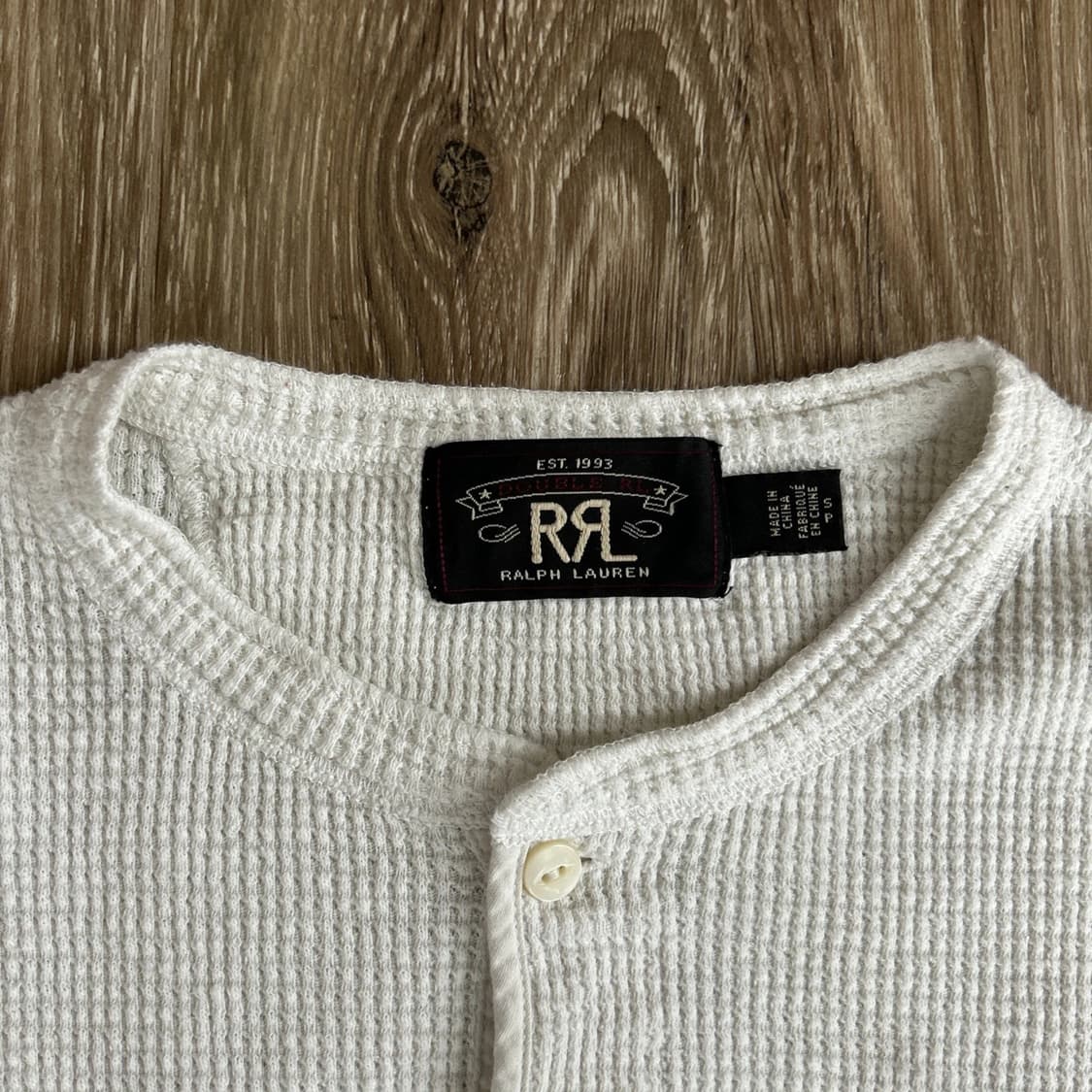 더블알엘 와플 니트 헨리 셔츠 상품이미지3