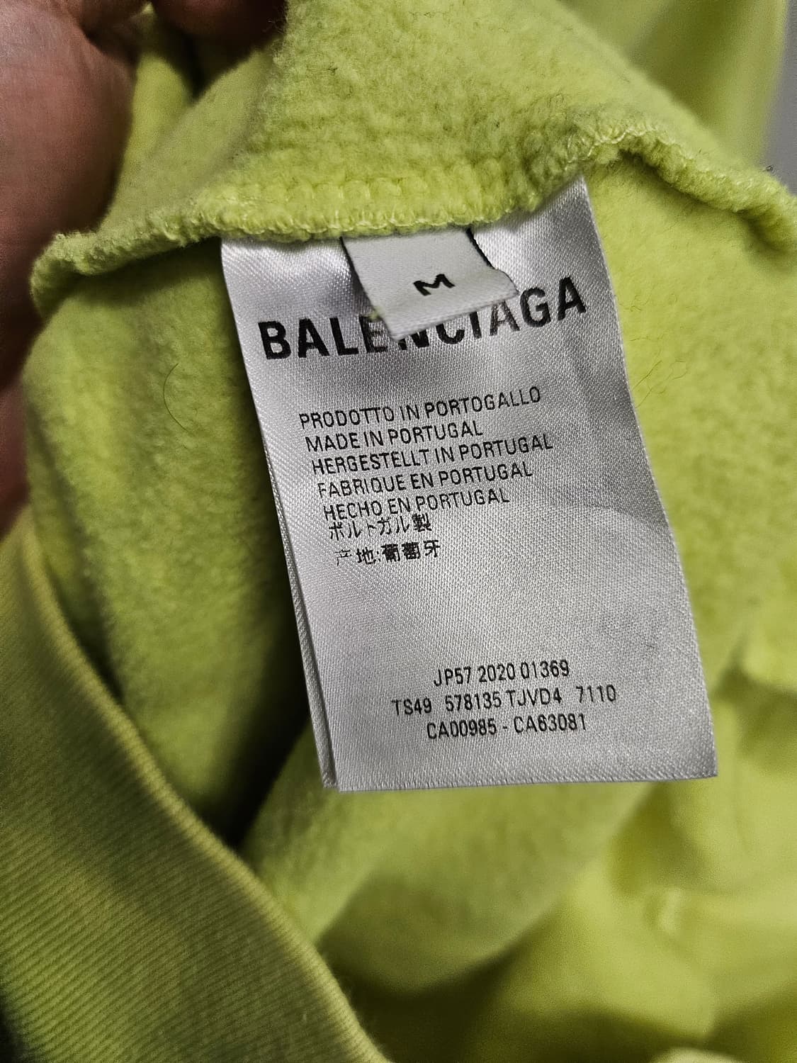 발렌시아가 웨이브로고 후드티 M / 상태양호 / 네고가능 상품이미지5