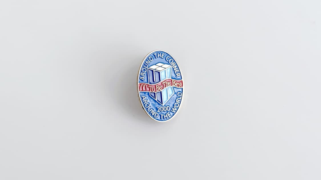 맥도날드 빈티지 크루 핀뱃지 라펠핀 ‘To Be The Best’ 상품이미지7