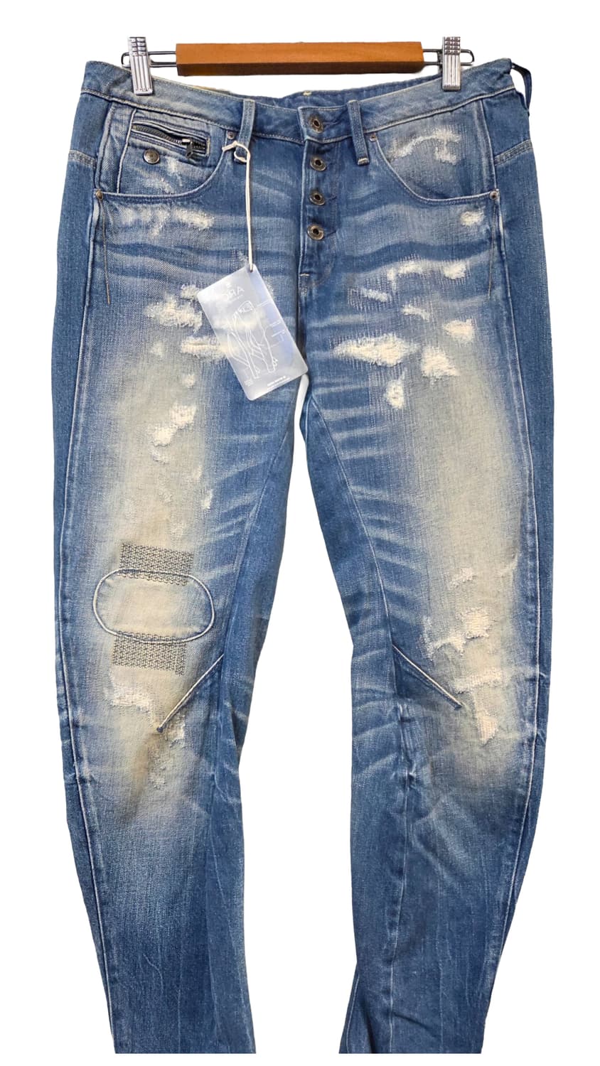 G- STAR데미지 워싱 청바지(W26/L32) 상품이미지1